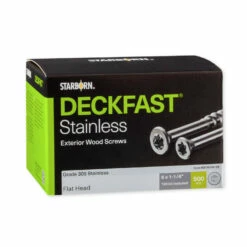Starborn Industries Deckfast Stainless Steel Flat Head Screws - Tub Pack