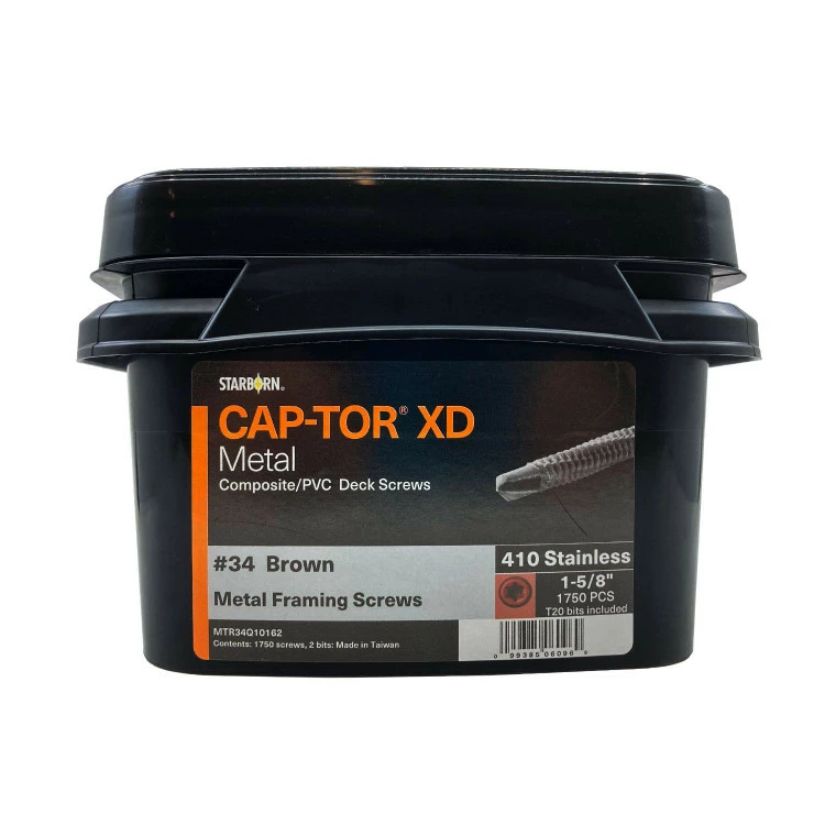Starborn Industries CAP-TOR Xd Screws For Metal Framing - Pro Pack - 1750 Count 3 Starborn Industries CAP-TOR Xd Screws For Metal Framing - Pro Pack - 1750 Count