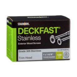 Starborn Industries Deckfast Stainless Steel Trim Head Screws - Blister Pack