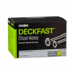 Starborn Industries Deckfast Stainless Steel Trim Head Screws - Tub Pack