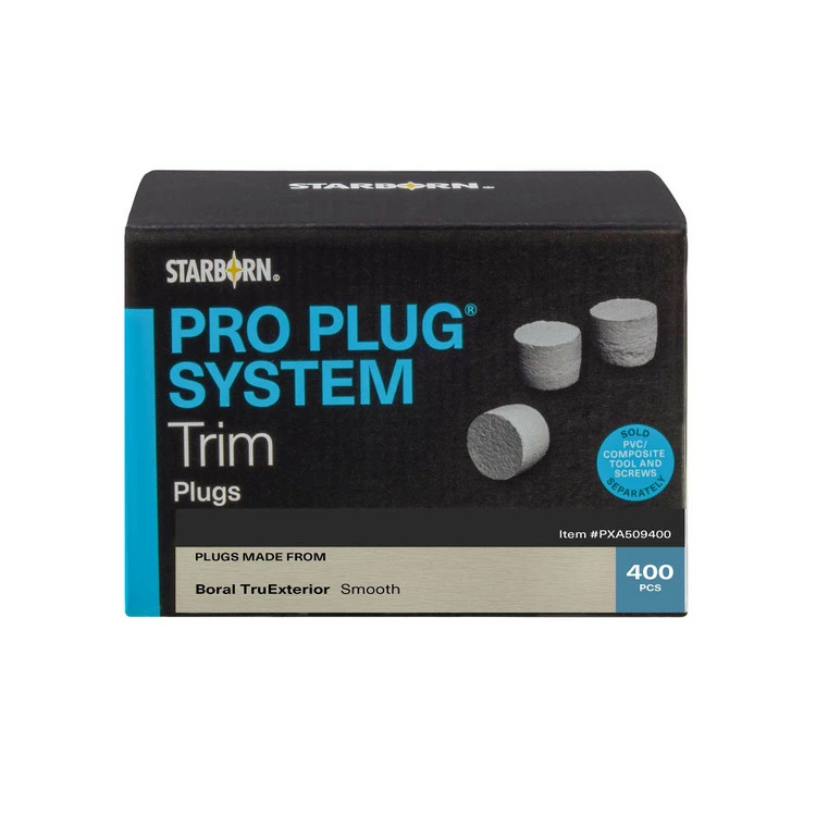 Starborn Industries Pro Plugs For Boral TruExterior Trim - 400 Count 3 Starborn Industries Pro Plugs For Boral TruExterior Trim - 400 Count