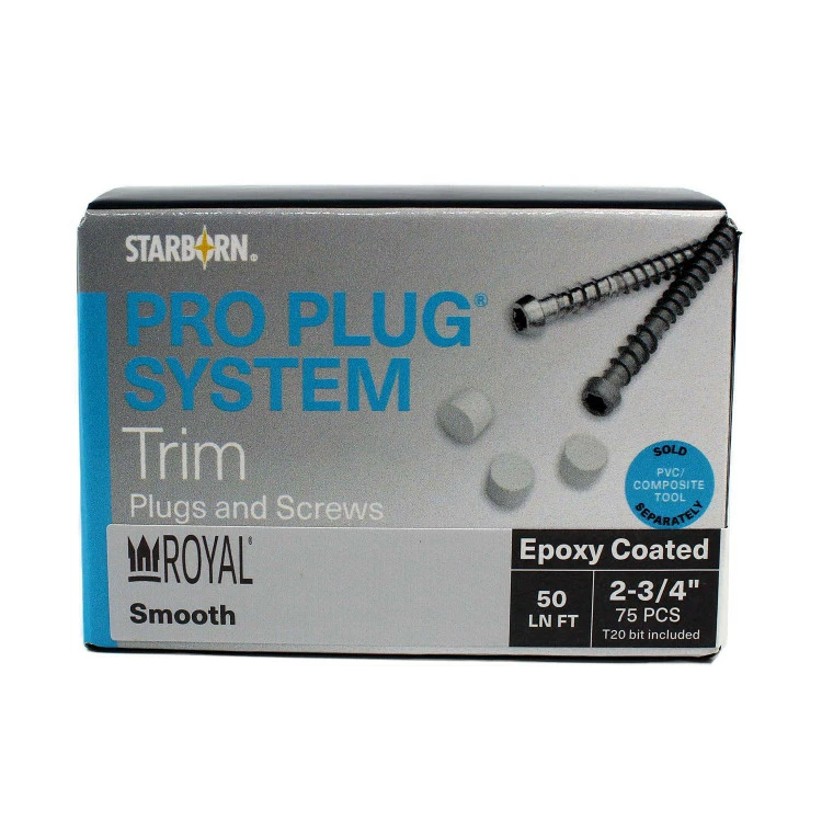 Starborn Industries Pro Plug System For Royal Trim - 50 Linear Feet 3 Starborn Industries Pro Plug System For Royal Trim - 50 Linear Feet