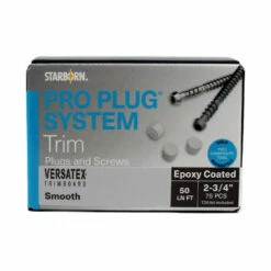 Starborn Industries Pro Plug System For Versatex Trim - 50 Linear Feet