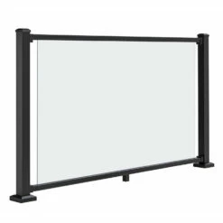 Trex Signature Glass Rail Kit - 6 Ft 10 Trex Signature Glass Rail Kit - 6 Ft -DIY HOME CENTER Shop TRXGLASS main 20