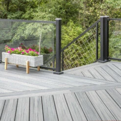 Trex Signature Glass Rail Kit - 6 Ft 14 Trex Signature Glass Rail Kit - 6 Ft -DIY HOME CENTER Shop TRXGLASS main 60