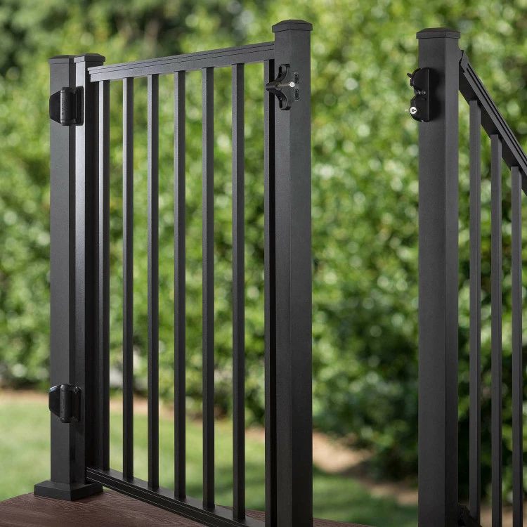 Trex Aluminum Gate W/ Square Balusters - 36" 4 Trex Aluminum Gate W/ Square Balusters - 36" - Image 2