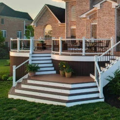 Trex Transcend Composite Post Sleeve - 4" X 4" X 39" 11 Trex Transcend Composite Post Sleeve - 4" X 4" X 39" -DIY HOME CENTER Shop TRXPSV4X4 main 30